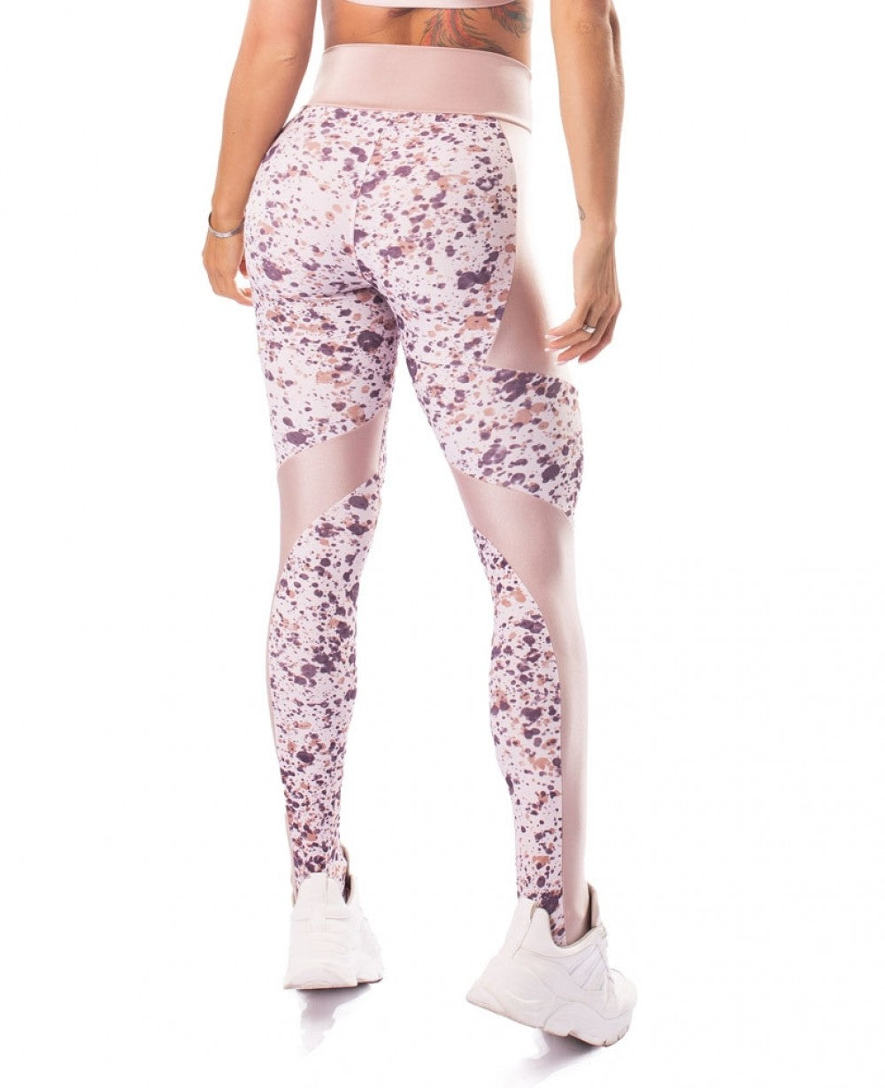 Legging Atomic Print Pearl - Let's Gym - WaveFit