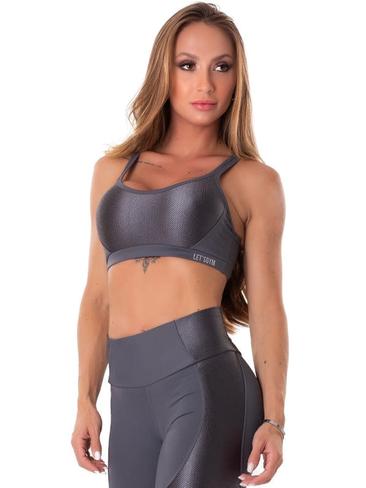 Sports Bra Gorgeous Grey - Let's Gym - WaveFit