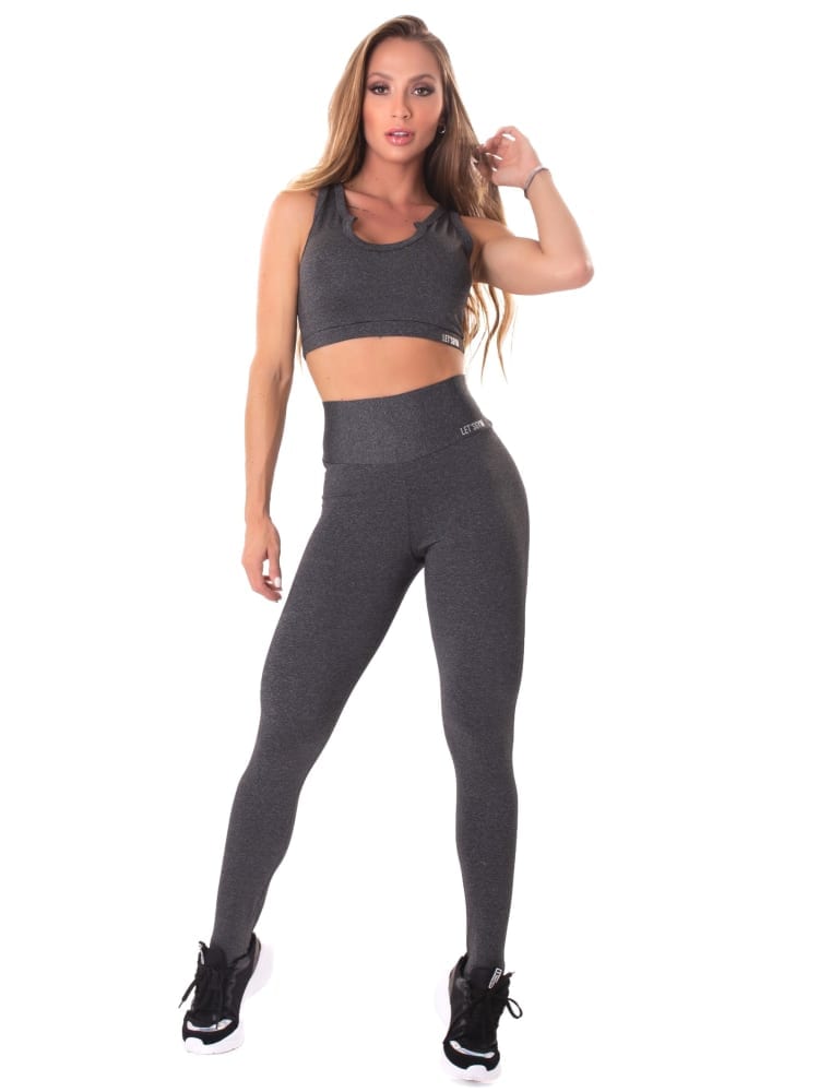 Leggings Move and Slay Grey - Let’s Gym - WaveFit