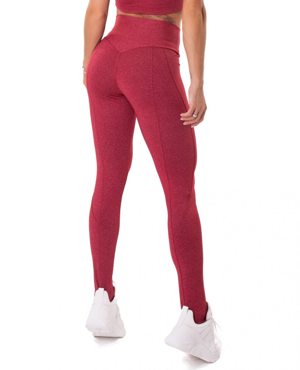 Leggings Move and Slay Burgundy - Let’s Gym - WaveFit