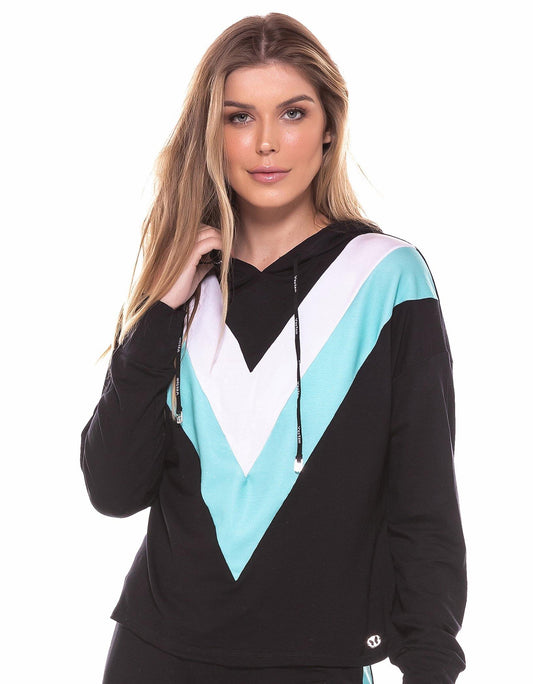 Blouse Long Sleeve Star Black - Vestem - WaveFit