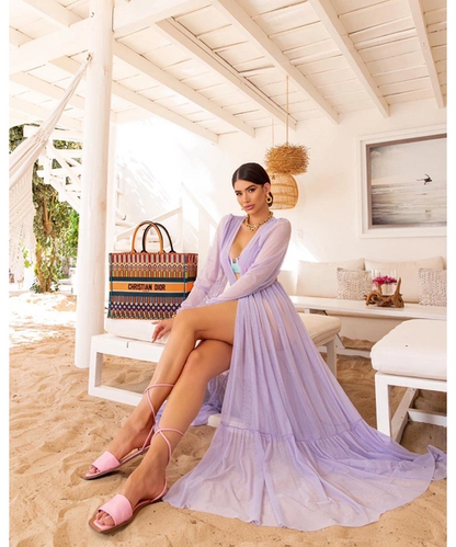 Beach Robe Lavender - Sereia de Noronha