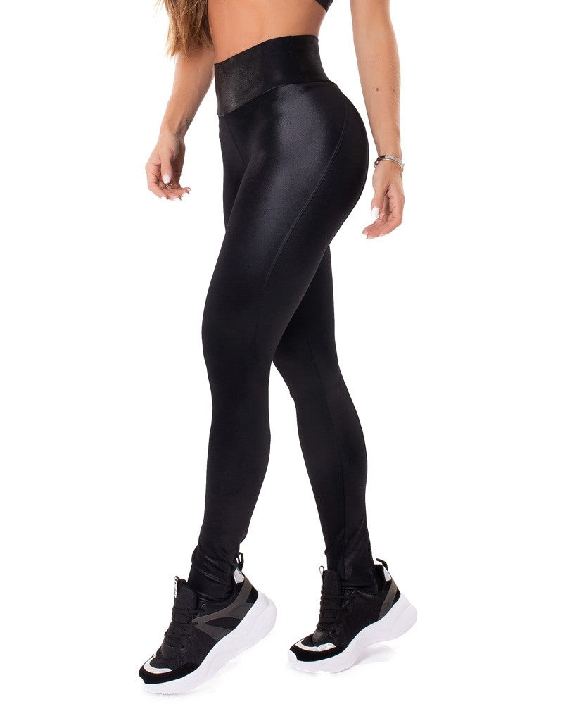 Legging Shape and Glow Black - Let's Gym - WaveFit