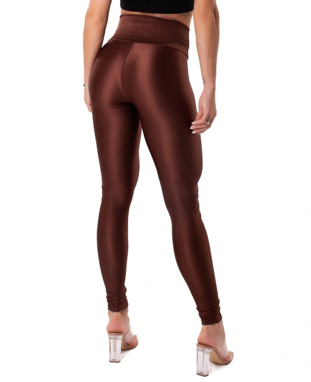 Legging Tech Glam Coffee - Let's Gym - WaveFit