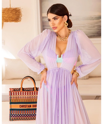 Beach Robe Lavender - Sereia de Noronha